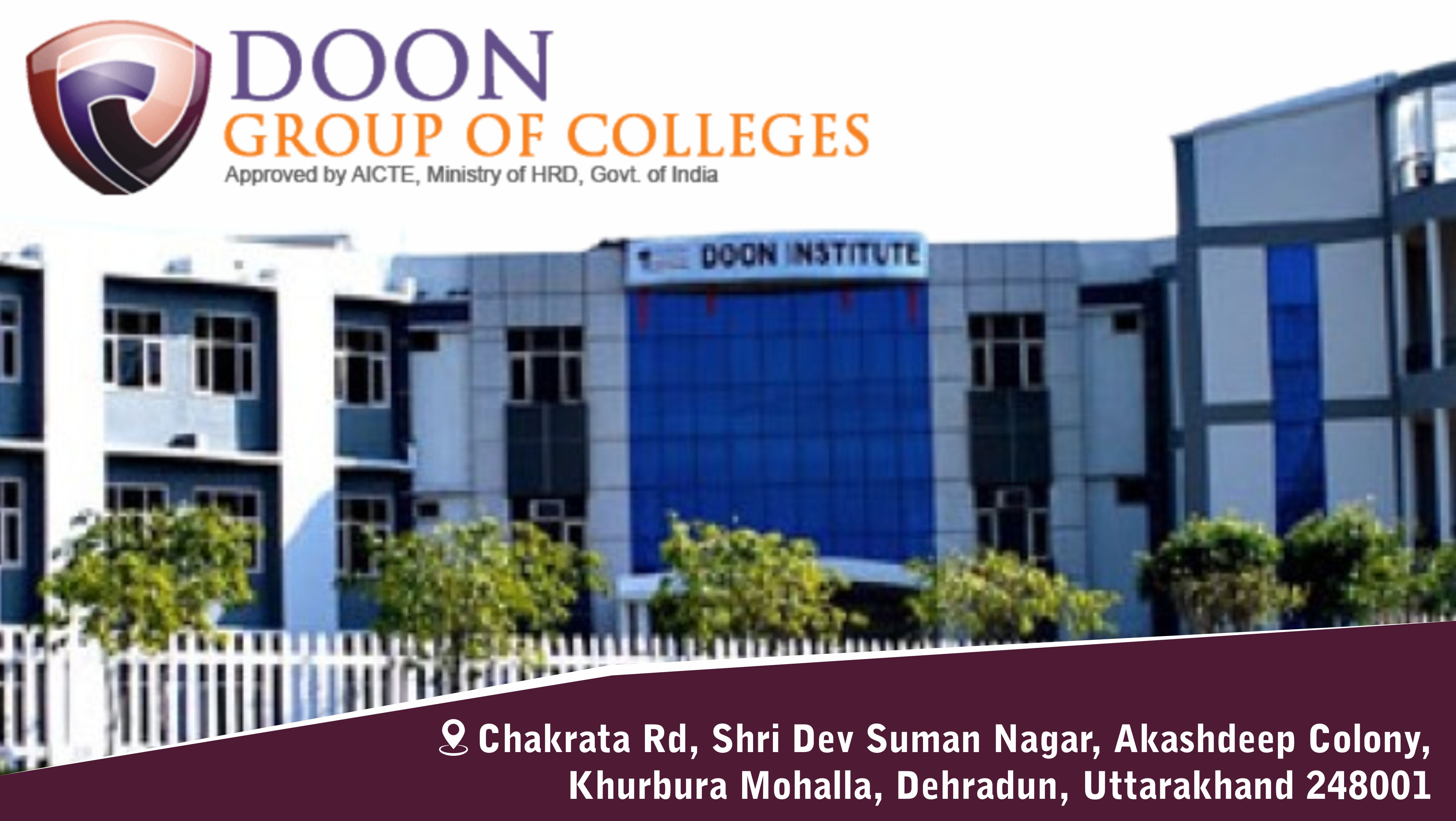 out side view of DOON Group Of College, Dehradun